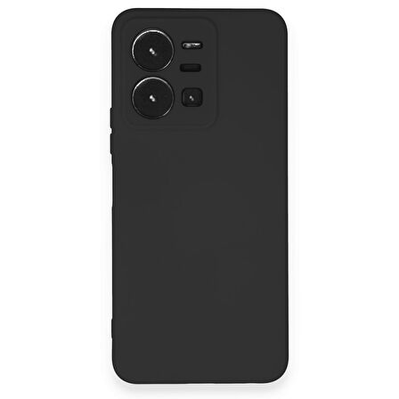 Vivo Y22S İçi Kadife Kaplı Esnek Silikon Kapak RYC/ Nano Lansman