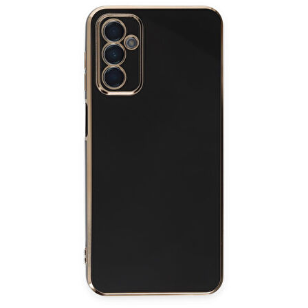 Samsung Galaxy M13 Kılıf Parlak Yapılı Esnek Volet Silikon Kapak