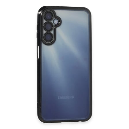 Samsung Galaxy A25 5G Kılıf Kamera Lens Korumalı Parlak Silikon Kapak RYC/Razer Lens - Siyah