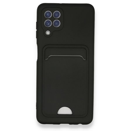 Samsung Galaxy M32 Kılıf Kart Hazneli Silikon Kapak RYC/Kelvin