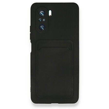 Redmi K40 Pro Kılıf Kart Hazneli Silikon Kapak RYC/Kelvin