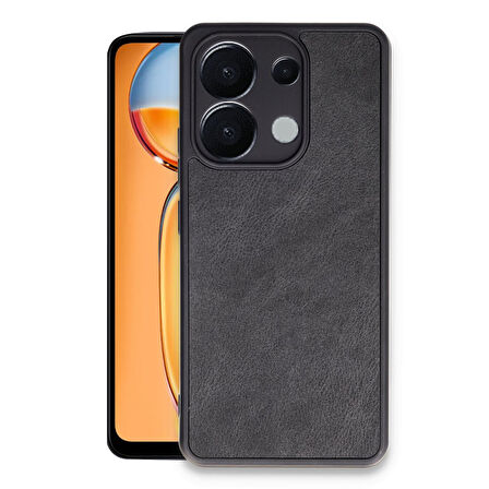 RedmiNote 13 Pro 4G Kılıf Şık Görünümlü Deri Kapak RYC/Aras Deri