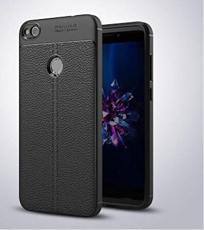 Huawei P9 Lite Mini Kılıf Deri Desenli ve Esnek Yapılı Sağlam Derry Silikon Kılıf