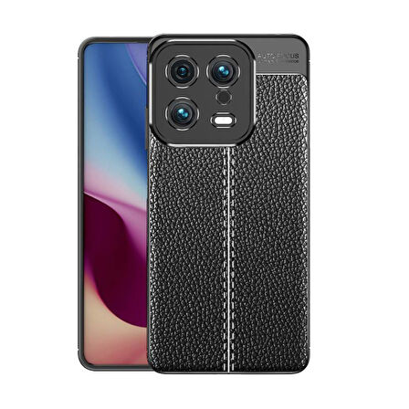 Xiaomi Mi 13 Kılıf Deri Desenli ve Esnek Yapılı Sağlam Derry Silikon Kılıf