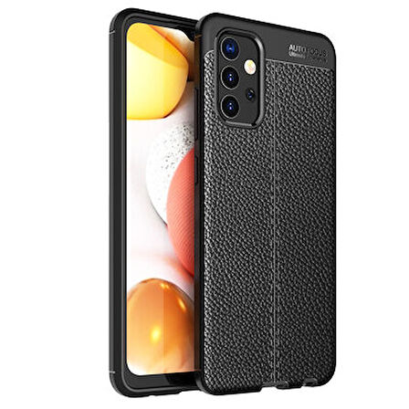 Samsung Galaxy A32 4G Kılıf Deri Silikon Yüzeyli Yüksek Kaliteli Sİlikondan Üretilmiş Premium Silikon Kapak RYC/Niss