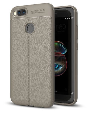 Xiaomi Mi 5x Kılıf Deri Silikon Yüzeyli Yüksek Kaliteli Sİlikondan Üretilmiş Premium Silikon Kapak RYC/Niss