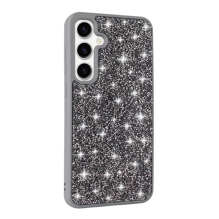 Samsung Galaxy S24 Kılıf Arkası Parlak Taşlı Glacia Premium Sert Silikon Kapak