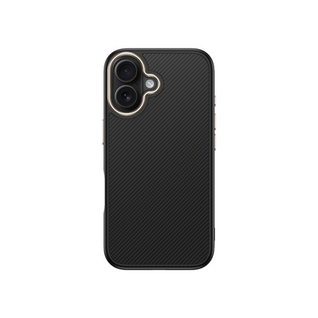 İphone 16 Kılıf Sportif Karbon Dizaynlı Magsafe Özellikli Premium Kapak Royal Case/Antina