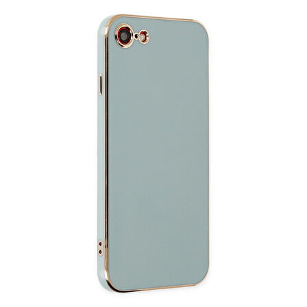 iPhone SE 2020 Kılıf Şık ve Parlak Silikon Kapak RYC/Volet