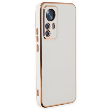 Xiaomi Mi 12T Pro Kılıf Parlak Yapılı Esnek Volet Silikon Kapak