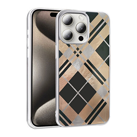 iPhone 14 Pro Max Kılıf Desen Detaylı Şık Mep Premium Silikon Kapak