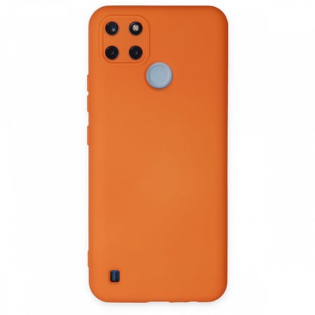 Realme C21Y İçi Kadife Kaplı Esnek Silikon Kapak RYC/ Nano Lansman