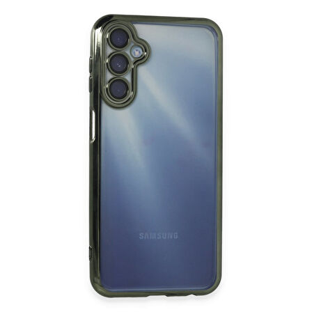 Samsung Galaxy A25 5G Kılıf Kamera Lens Korumalı Razer Lens Silikon Kapak - Yeşil
