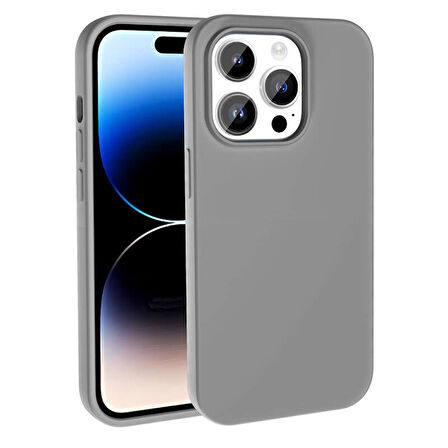 iPhone 14 Pro Kılıf Yumuşak Dokulu ve Magsafeli Gravita Premium Kapak