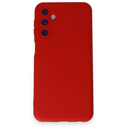 Samsung Galaxy M14 5G Kılıf İçi Kadife Kaplı Nano Silikon Kapak - Kırmızı