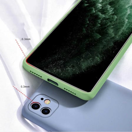 Samsung Galaxy Note 20 Kılıf İçi Kadife Kaplı Nano Silikon Kapak - Kırmızı