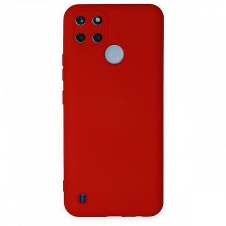 Realme C21Y İçi Kadife Kaplı Esnek Silikon Kapak RYC/ Nano Lansman