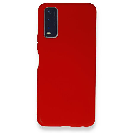 Vivo Y20 İçi Kadife Kaplı Esnek Silikon Kapak RYC/ Nano Lansman