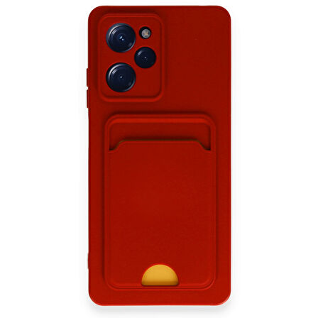 Poco X5 Pro 5G Kılıf Kart Hazneli Esnek Kelvin Silikon Kapak