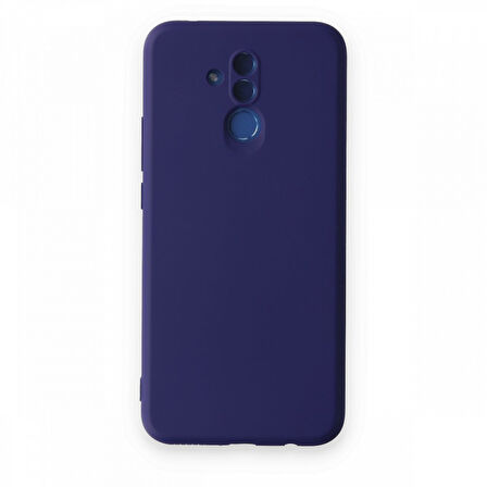 Huawei Mate 20 Lite Kılıf İçi Kadife Kaplı Nano Silikon Kapak - Mor