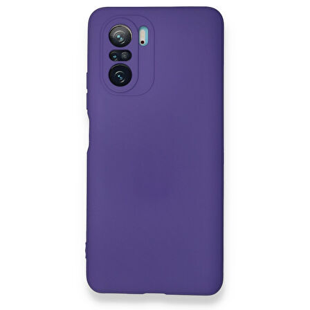 Xiaomi Mi 11i Kılıf İçi Kadife Kaplı Nano Silikon Kapak - Mor