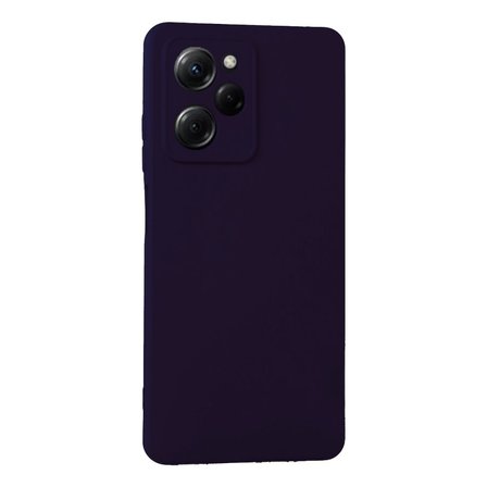 Poco X5 Pro 5G Kılıf İçi Kadife Kaplı Nano Silikon Kapak - Mor