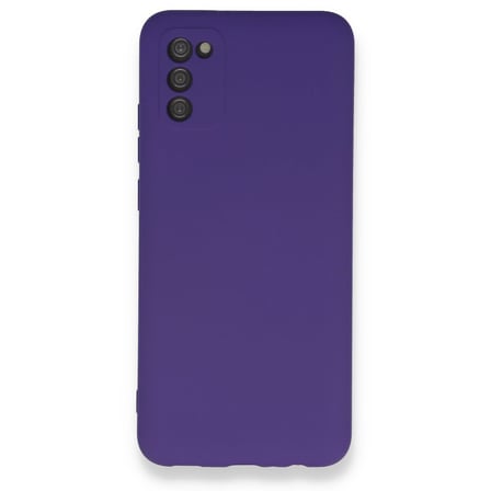 Samsung Galaxy A03S İçi Kadife Kaplı Esnek Silikon Kapak RYC/ Nano Lansman