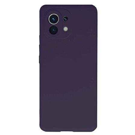 Xiaomi Mi 11 İçi Kadife Kaplı Esnek Silikon Kapak RYC/ Nano Lansman