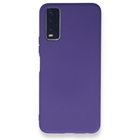 Vivo Y11S İçi Kadife Kaplı Esnek Silikon Kapak RYC/ Nano Lansman