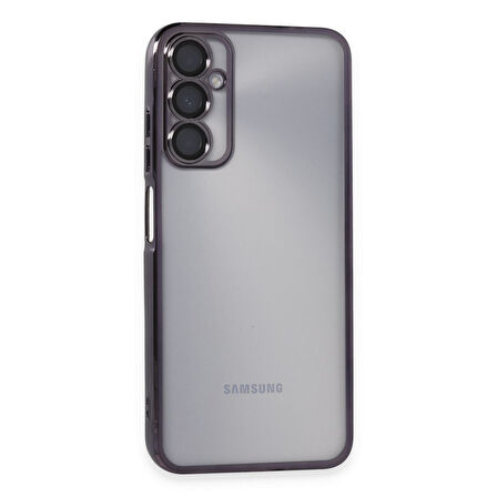 Samsung Galaxy A05S Kılıf Kamera Lens Korumalı Razer Lens Silikon Kapak - Mor