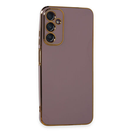 Samsung Galaxy A05S Kılıf Parlak Yapılı Esnek Volet Silikon Kapak