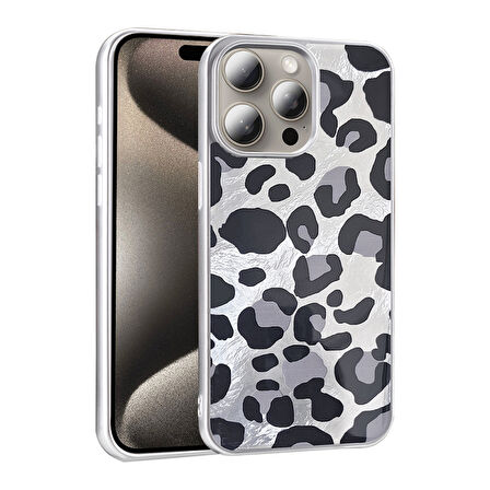 iPhone 15 Pro Max Kılıf Desen Detaylı Şık Mep Premium Silikon Kapak