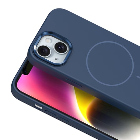 iPhone 14 Kılıf Kablosuz Şarj ve Magsafe Destekli Sarilen Premium Silikon Kapak