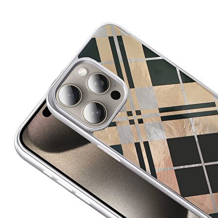 iPhone 16 Plus Kılıf Desen Detaylı Şık Mep Premium Silikon Kapak
