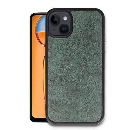 iPhone 14 Kılıf Şık Tasarımlı Premium Aras Deri Kapak