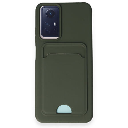 Redmi Note 12S Kılıf Kart Hazneli Esnek Kelvin Silikon Kapak