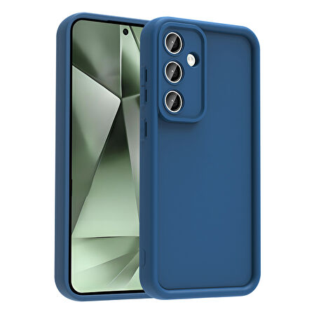 Samsung Galaxy S24 FE Kılıf Esnek ve Yumuşak Dokulu Telefonu Çizmeyen Soft Silikon Kapak Royal Case/Ananas