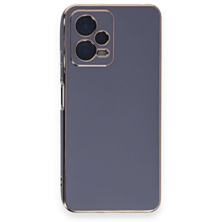 PocoX5 5G Kılıf Şık ve Parlak Silikon Kapak RYC/Volet