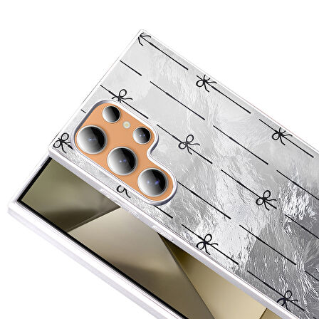 Samsung Galaxy S24 Kılıf Desen Detaylı Şık Mep Premium Silikon Kapak