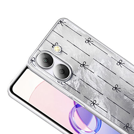 Poco X7 Pro Kılıf Desen Detaylı Şık Mep Premium Silikon Kapak