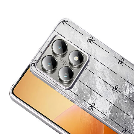 Xiaomi 14T Pro Kılıf Desen Detaylı Şık Mep Premium Silikon Kapak