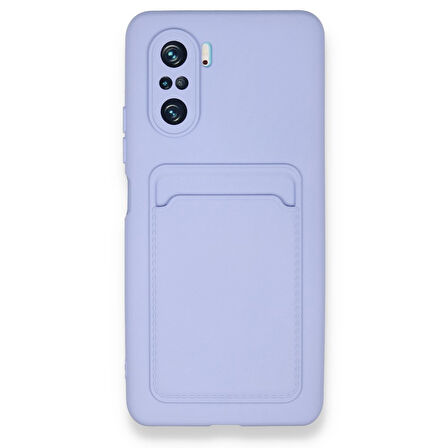 Redmi K40 Kılıf Kart Hazneli Esnek Kelvin Silikon Kapak