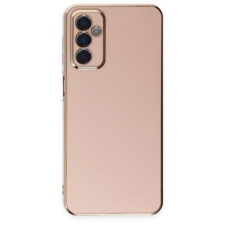 Samsung Galaxy M13 Kılıf Parlak Yapılı Esnek Volet Silikon Kapak