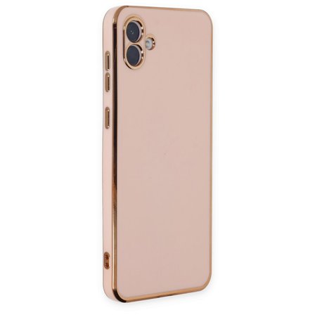 Samsung Galaxy A04 Kılıf Şık ve Parlak Silikon Kapak RYC/Volet