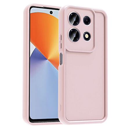 İnfinix Note 30 4G Kılıf Esnek ve Kamera Korumalı Mummy Silikon Kapak