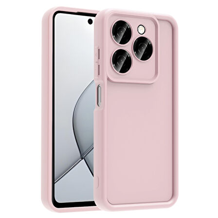 Tecno Spark 20 Pro 5G Kılıf Esnek ve Yumuşak Dokulu Telefonu Çizmeyen Soft Silikon Kapak Royal Case/Ananas