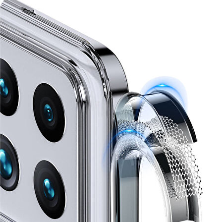 iPhone 15 Kılıf Şık Tasarımlı Wireless Şarj Özellikli Flet Magsafe Kapak