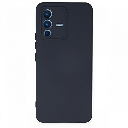 Vivo V23 5G İçi Kadife Kaplı Esnek Silikon Kapak RYC/ Nano Lansman