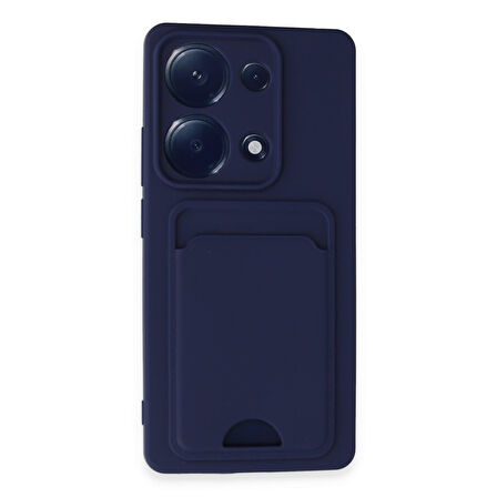 Redmi Note 13 Pro 4G Kılıf Kart Hazneli Silikon Kapak RYC/Kelvin