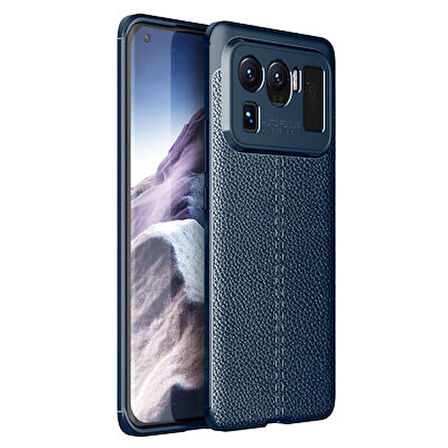 Xiaomi Mi 11 Ultra Kılıf Deri Desenli ve Esnek Yapılı Sağlam Derry Silikon Kılıf
